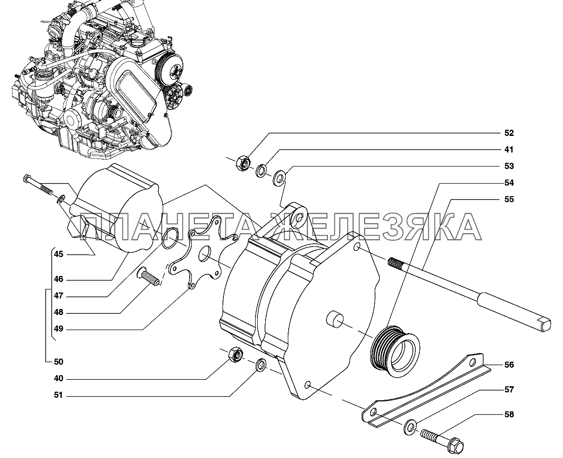 Генератор УАЗ-31519